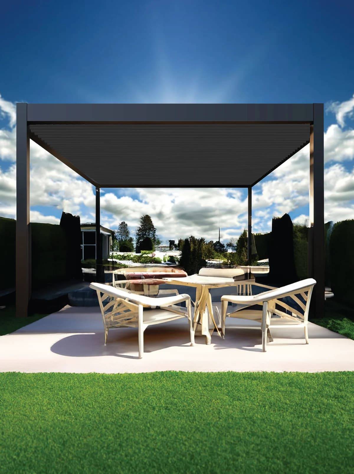 Motorized Louvered Pergola Motorized Louvered Pergola