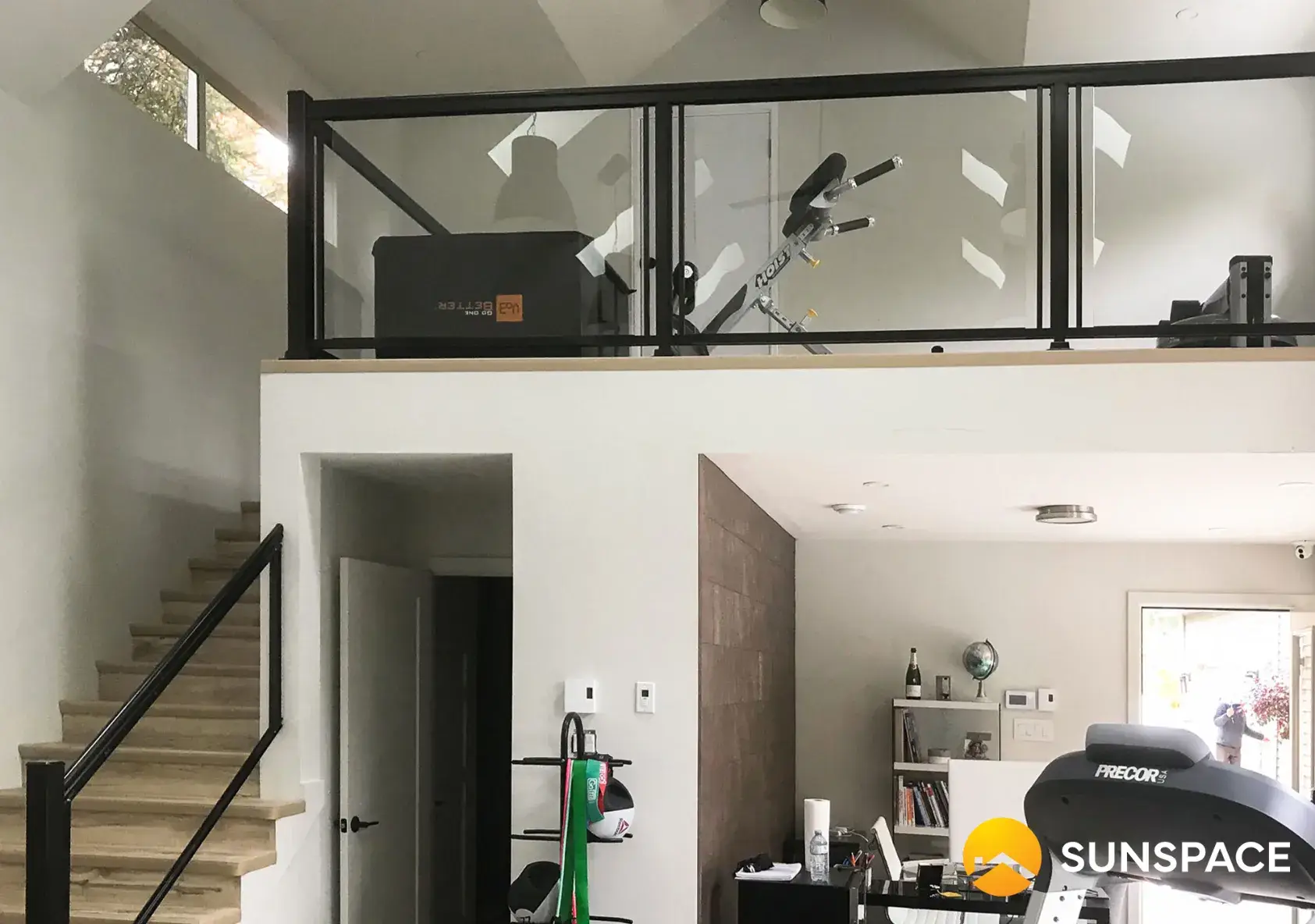 wilmington Residential integrated screen railings 