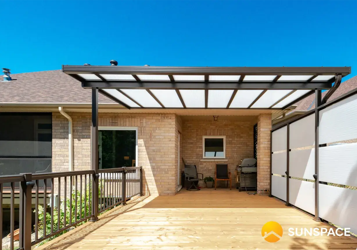 aluminum privacy and windbreak system